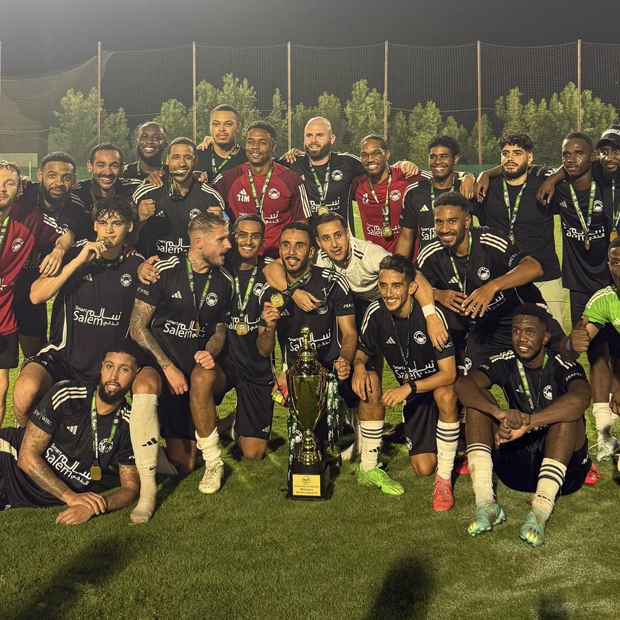 TJ celebrating a cup win with his Street League FC team